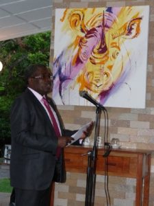 Permanent Secretary Steven Mwansa on behalf of the Ministry of Tourism