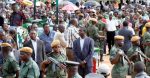 President Michael Sata addressing a Rally in Katuba to drum up Support for Pf Candidate Moses Chilando – Picture by EDDIE MWANALEZA –