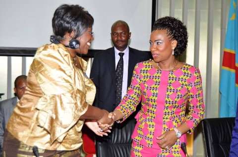 SATA at COMESA Summit with DRC First Lady Marie Kabila