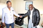 Sata  at Lusaka Trust Hospital visiting Dr Kenneth David Kaunda