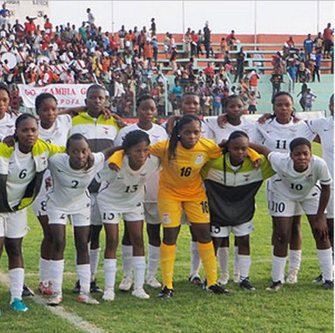 Zambia Under-17 women’s football team - photo Credit supersport