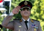 n this Wednesday, April 24, 2013 file photo, Egyptian Defense Minister Gen. Abdel-Fattah el-Sissi salutes during an arrival ceremony for U.S