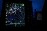 A navigational radar on Indonesia's National Search and Rescue boat shows details during a search around the northern tip of Indonesia's Sumatra island for the missing Malaysian Airlines flight on March 17, 2014.