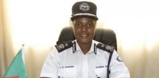 Lusaka police commissioner Joyce Kasosa - Picture by Joseph Mwenda
