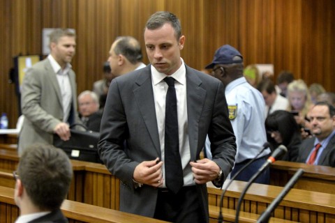 Pistorius arrives in court ahead of his trial at the North Gauteng High Court in Pretoria