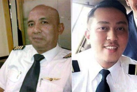 Who are the pilots of the missing Malaysia plane