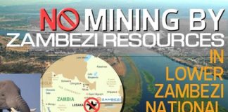 lower zambezi national park mining