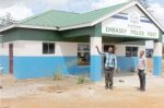 DEPUTY Mayor Potiphar tours the newly constructed Police Post in Chawama Constituency with Home Affairs head of public relations Moses Suwali. The Police Post will soon be opened to enhance security in the area. – Picture HOME AFFAIRS