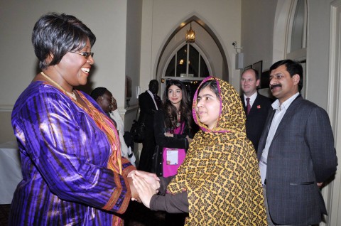 Kaseba with Malala Yousafzai