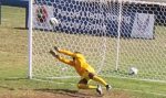 Sam Banda was the man of the match as he pulled of brilliant saves even denying Kalu from the spot