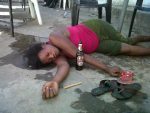 zambian drunk woman