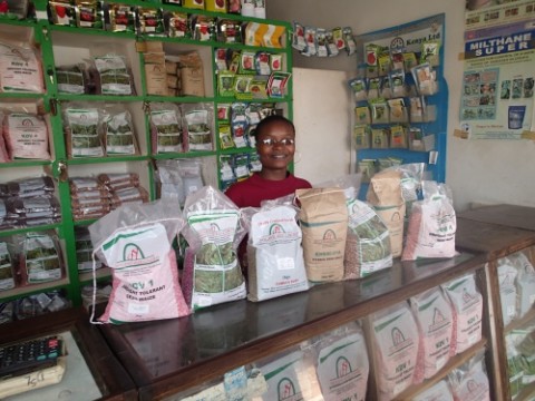 Agro Dealer in Kenya (Photo credit- AGRA)