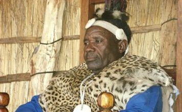 Chief Mutondo of the Nkoya People of Kaoma District
