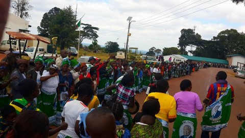 Kabimba - Many thanks to the people of Luwingu who lined up to welcome us in this district, where PF got its first ever MP just a couple of months after being formed in 2001.
