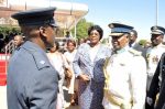 Late former President Frederick Chiluba’s son, Frederick Jr was among the 100 officer cadets who graduated from the Zambia air Force (ZAF) Livingstone base May 9th