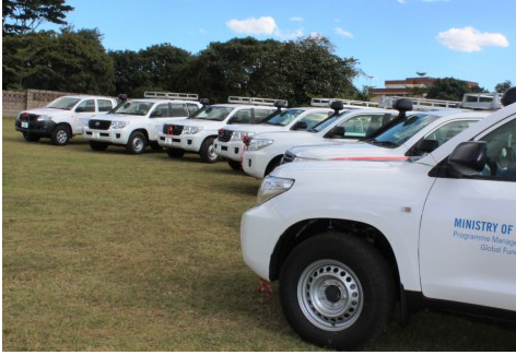 UNDP Hands Over Seven Support Vehicles to Zambia’s Ministry of Health