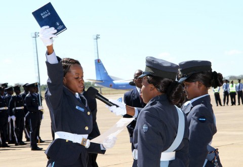 ZAF  commissioning Parade in Livingstone on May 9,2014 -Picture by THOMAS NSAMA