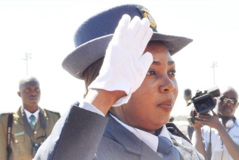 ZAF commissioning Parade in Livingstone on May 9,2014 -Picture by THOMAS NSAMA