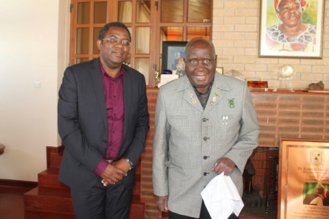 Dr Aubrey Chibumba and Dr Kaunda
