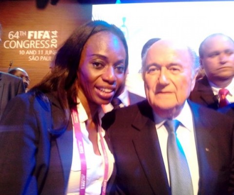 FIFA President, Sepp Blatter made special mention of the Sierra Leonean Football Association, President, and Isha Johansen at the Congress.