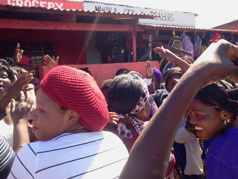 UPND receiving defectors from PF and MMD at their Office in Kasama Chikumanino Market ( 25 June,2014)-