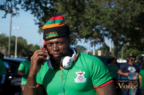 Zambia Vs Japan - Chipolopolo FANS outside stadium Party 