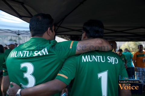 Zambia Vs Japan - Chipolopolo FANS outside stadium Party