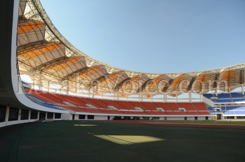 Stadium A view from the field