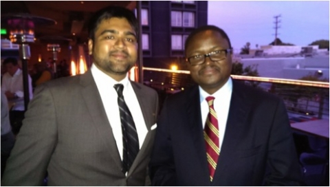 Krishna Bhakta and Ambassador Palan Mulonda