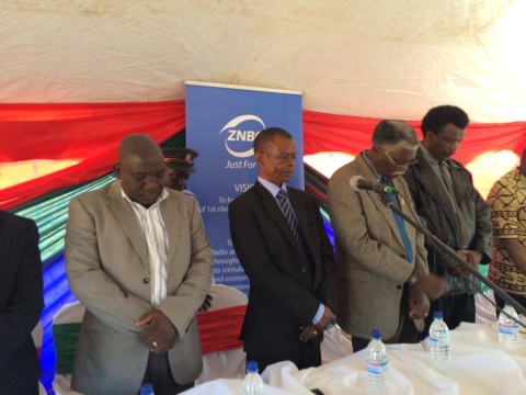 Launch of the Ndola dual cast transmitter by Hon. Joseph Katema Minister of Information and Broadcasting Services