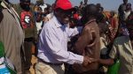 Mr Kabimba with mangango residents