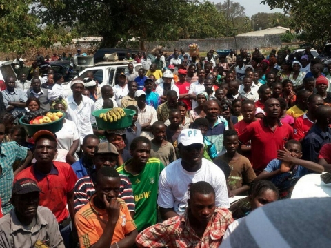 Geoffrey Bwalya Mwamba - GBM addressing Kasama Residents August 2014