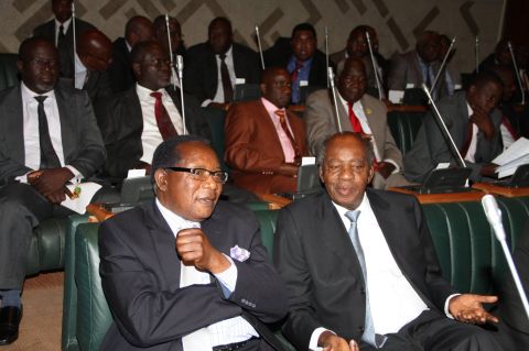 Members of Parliament during the opening of Parliament by President Sata on September 19,2014 -Picture by THOMAS NSAMA