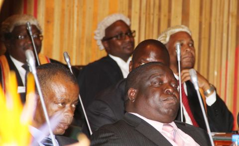 Members of Parliament during the opening of Parliament by President Sata on September 19,2014 -Picture by THOMAS NSAMA