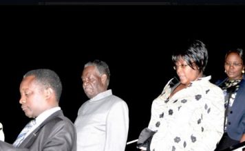 President Sata and First Lady Dr Christine Kaseba alights from the plane at JFK International Airport on arrival in New York for the UN General Assembly on September 20,2014 -Picture by THOMAS NSAMA