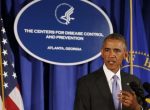 U.S. President Barack Obama speaks at the Centers for Disease Control and Prevention in Atlanta