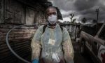 A Red Cross burial team Photograph- Marcus DiPaola:NurPhoto:Rex – Ebola crisis in Liberia