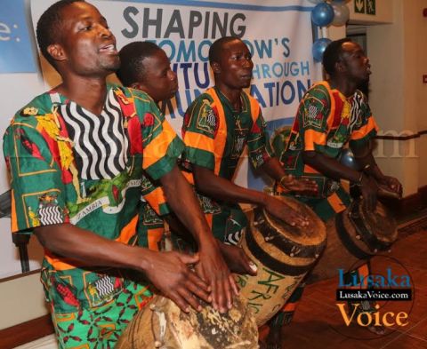 Africa Direction Troop entertaining ZAPRA patrons    - Lusakavoice.com