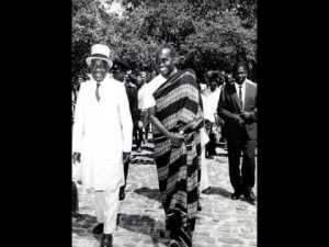 President Kenneth Kaunda and King Mwanawina III