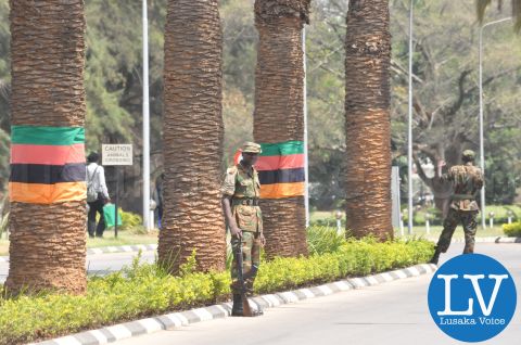 Rehearsals for Receiving remains of President Michael Sata