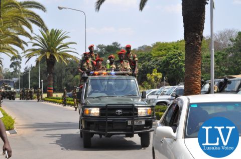 Rehearsals for Receiving remains of President Michael SataRehearsals for Receiving remains of President Michael Sata