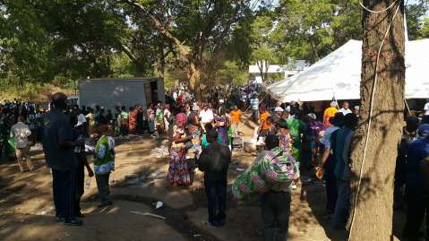 Delegates have started their day by having their adhoc breakfast. Many have complained on the poor and sanitary conditions of Mulungushi especially the lack of water and adequate ablution facilities.
