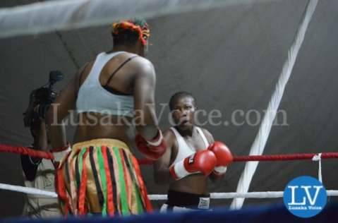 Zambian Boxer Esther Phiri vs Evelyn Odoro Kenyan Boxer