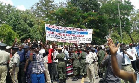 Zambia United' tour of the country, Kitwe Dec 1, 2014