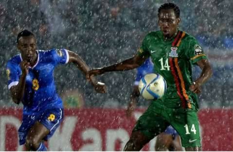 Cape Verde and Zambia both bowed out of the African Cup of Nations after a game which at one point looked as though it would stop because of torrential rain. Cape Verde and Zambia both bowed out of the African Cup of Nations after a game which at one point looked as though it would stop because of torrential rain.