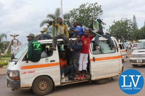 Some PF cadres spotted around Kabwe round about on Saturday afternoon .. by Jean Mandela for Lusakavoice.com