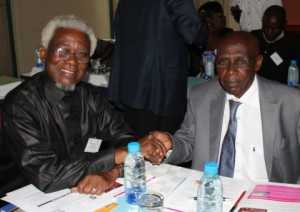 Bashi Lubemba Chief Paramount Chitimukulu  with Paramount Chief Kyungu XXIV Mwakabanga III of Malawi during the official opening.