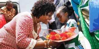 First Lady arrives in Mansa