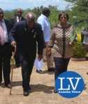 KK walking with Minister of Gender and Child Development Prof Nkandu Luo  – Photo Credit Jean Mandela – Lusakavoice.com