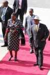Mr & Mrs Museveni